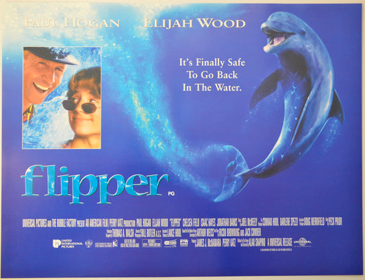 Flipper (Version 2) Original Mini Quad Poster - Film Poster - Movie Poster