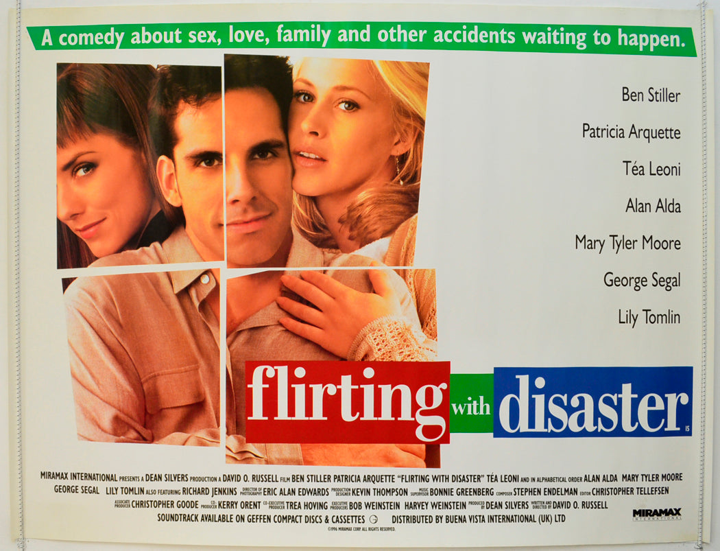 Flirting With Disaster  Original British Quad Poster - Film Poster - Movie Poster 