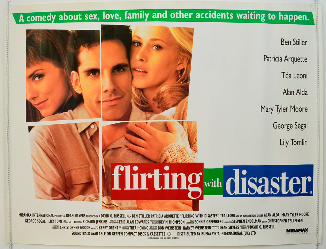 Flirting With Disaster  Original British Quad Poster - Film Poster - Movie Poster 