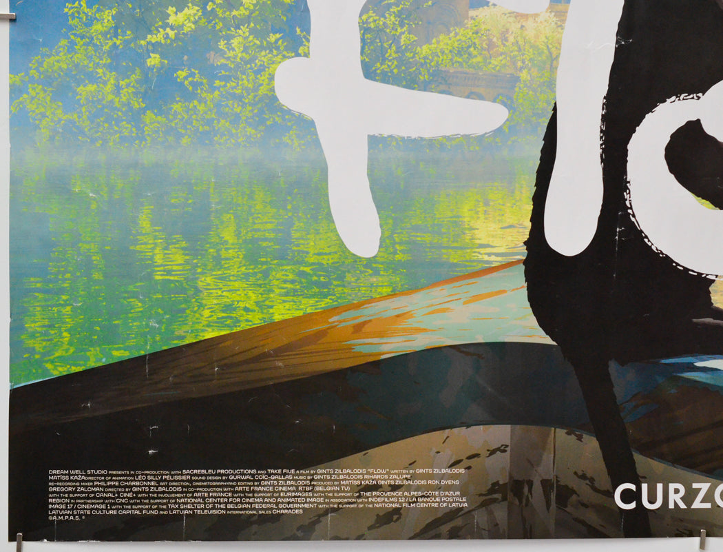 Flow (Bottom Left) Cinema Quad Movie Poster 