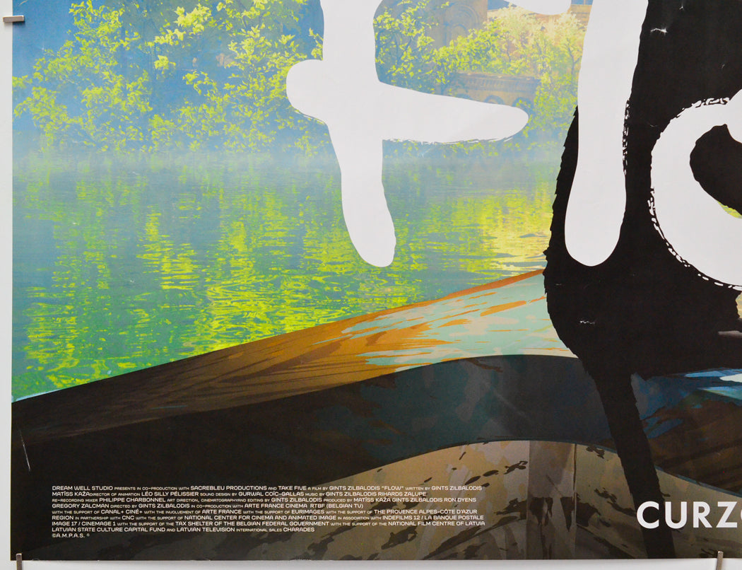Flow (Bottom Left) Cinema Quad Movie Poster 
