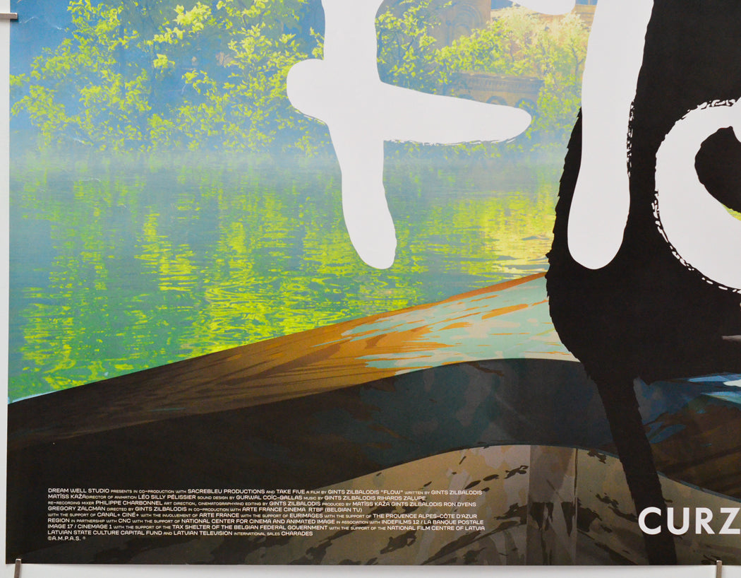 Flow (Bottom Left) Cinema Quad Movie Poster 