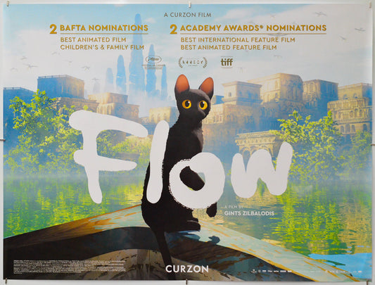 Flow - Original Quad Poster - Film Poster - Movie Poster