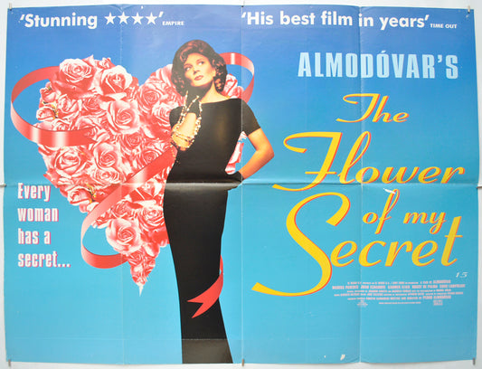 The Flower Of My Secret (a.k.a. La flor de mi secreto)  Original Quad Poster - Film Poster - Movie Poster