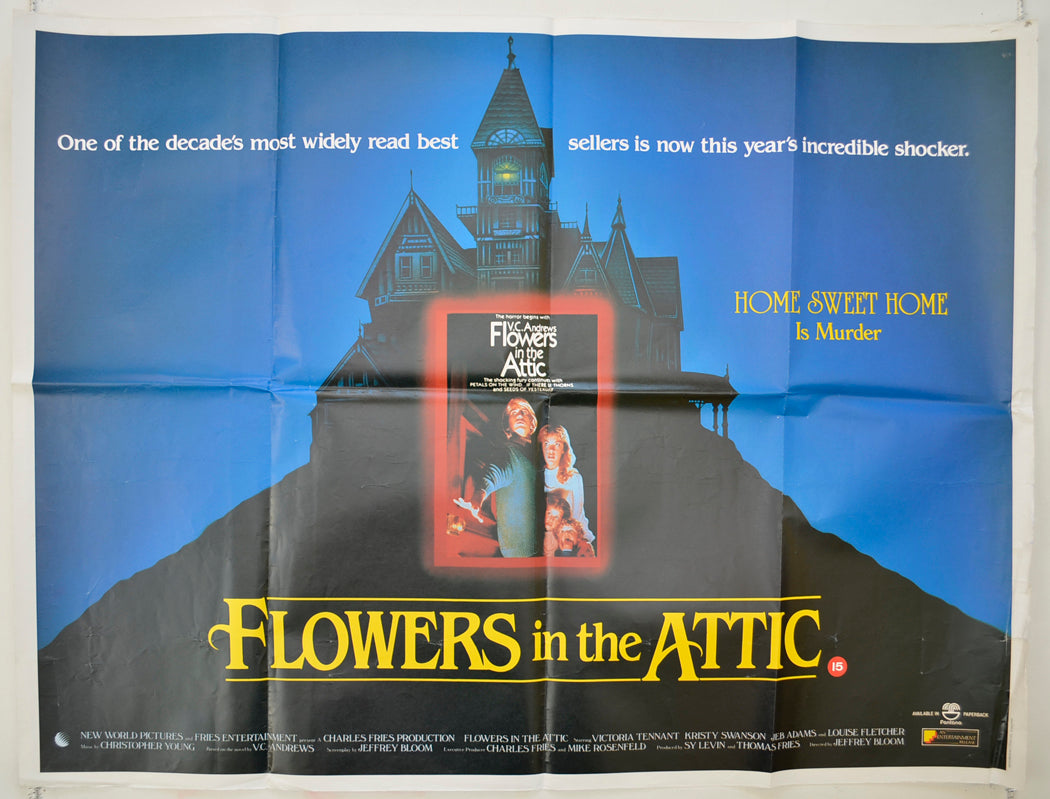 Flowers In The Attic Original Quad Poster - Film Poster - Movie Poster  