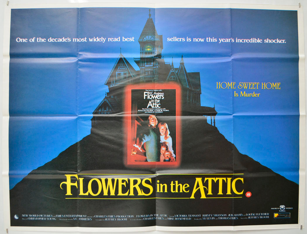 Flowers In The Attic Original Quad Poster - Film Poster - Movie Poster