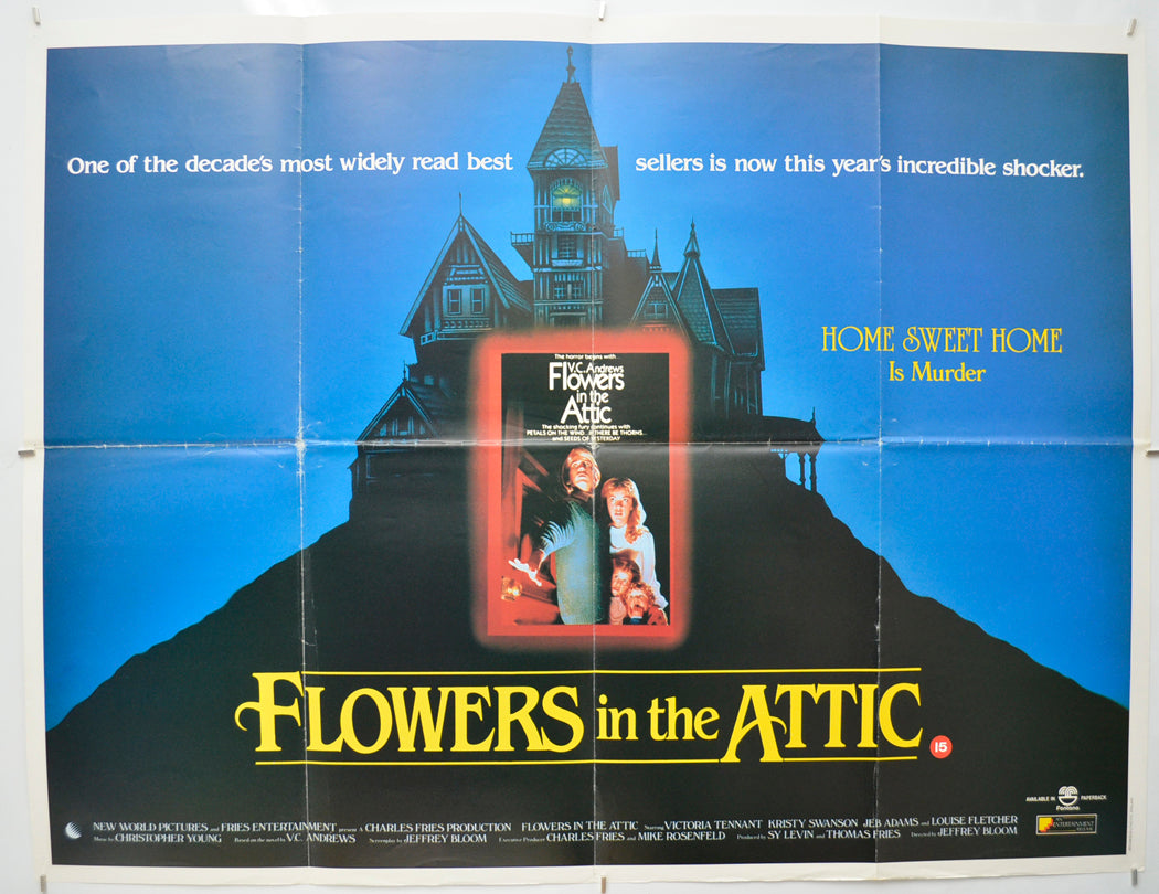 Flowers In The Attic Original Quad Poster - Film Poster - Movie Poster