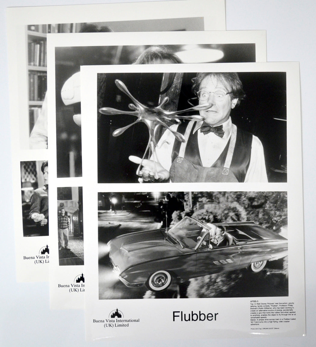 Flubber 3 Original Black and White Press Stills (Photographs) 