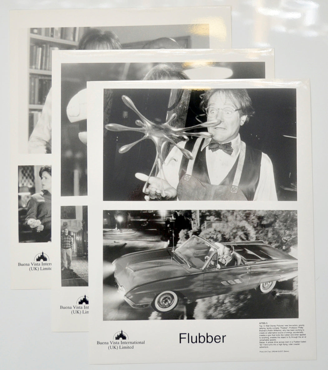 Flubber 3 Original Black and White Press Stills (Photographs) 