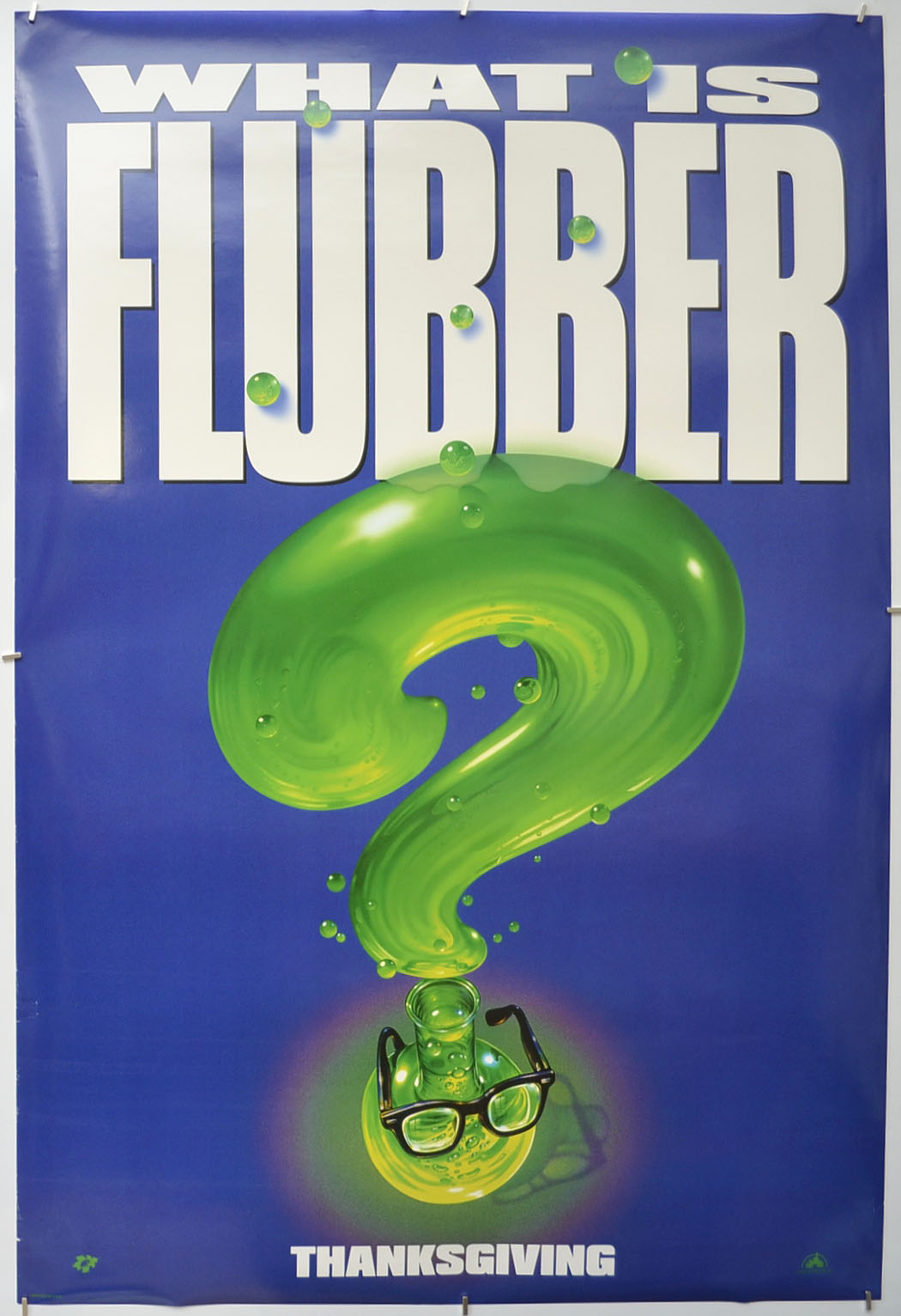 Flubber (Teaser / Advance Version)  Original One Sheet Poster - Film Poster - Movie Poster