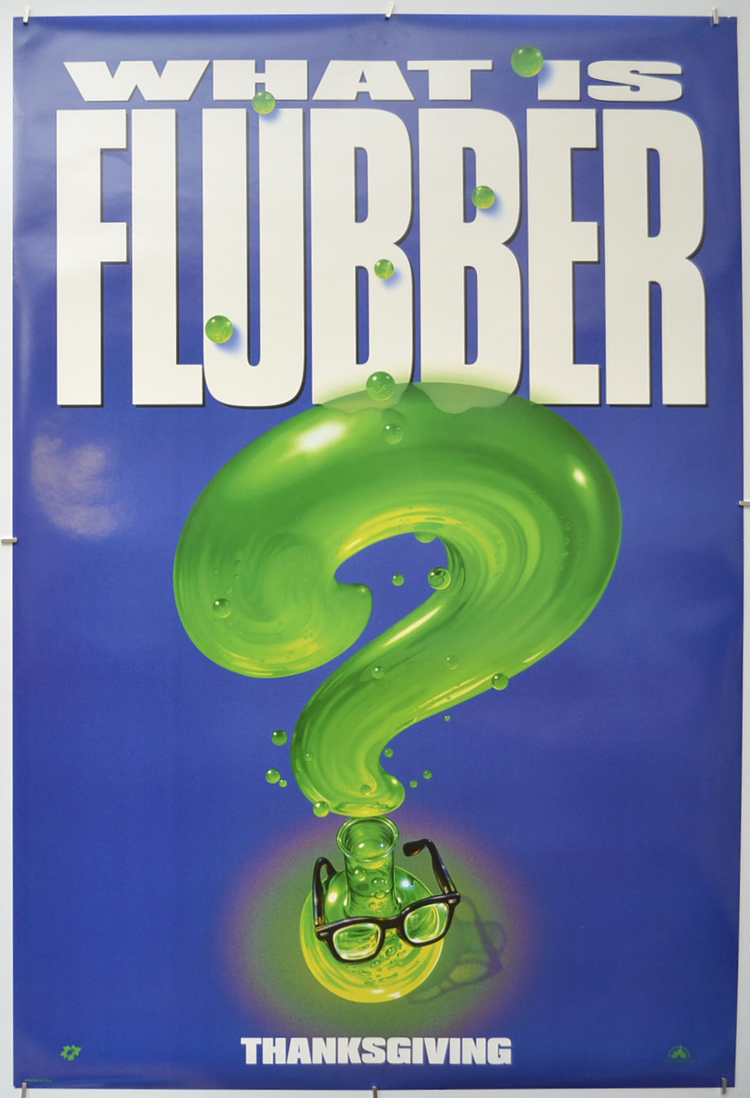 Flubber (Teaser / Advance Version)  Original One Sheet Poster - Film Poster - Movie Poster