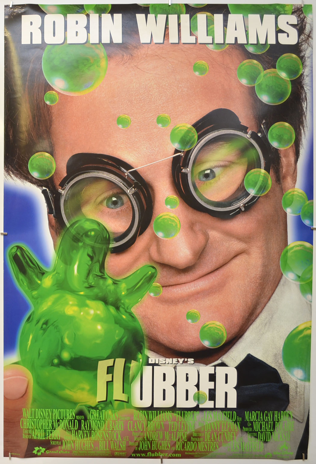 Flubber (Version 2) Original One Sheet Poster - Film Poster - Movie Poster