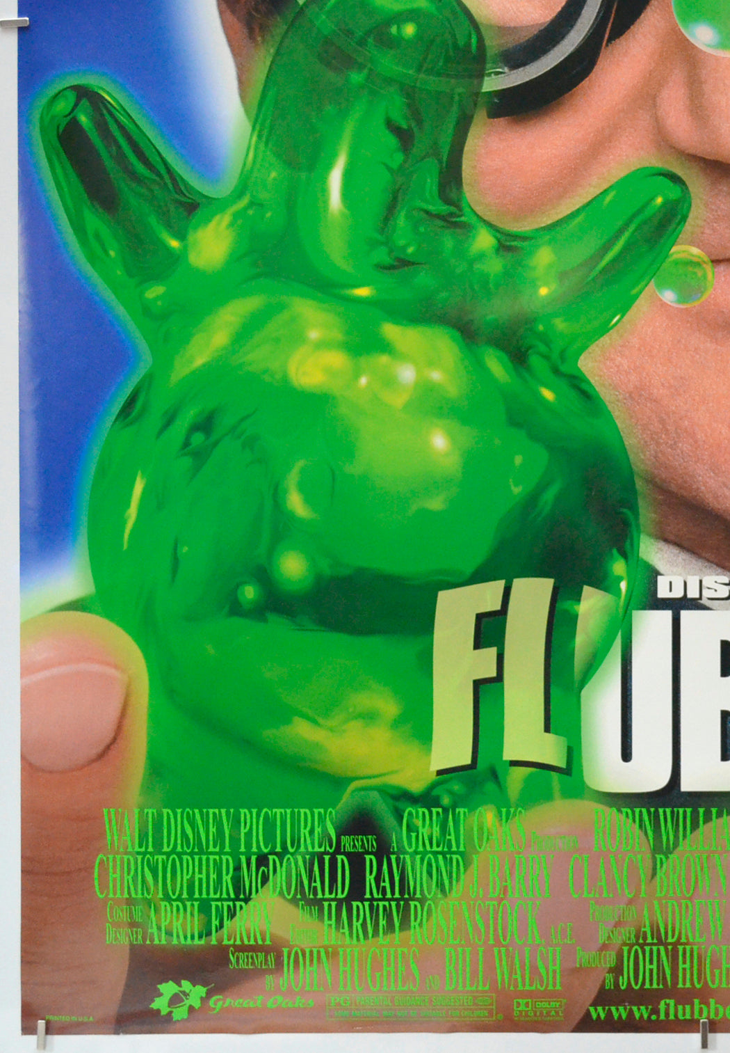 FLUBBER (Bottom Left) Cinema One Sheet Movie Poster 