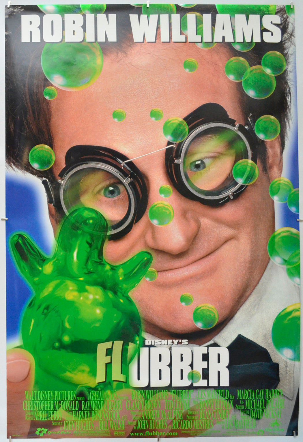 Flubber (Version 2)  Original One Sheet Poster - Film Poster - Movie Poster