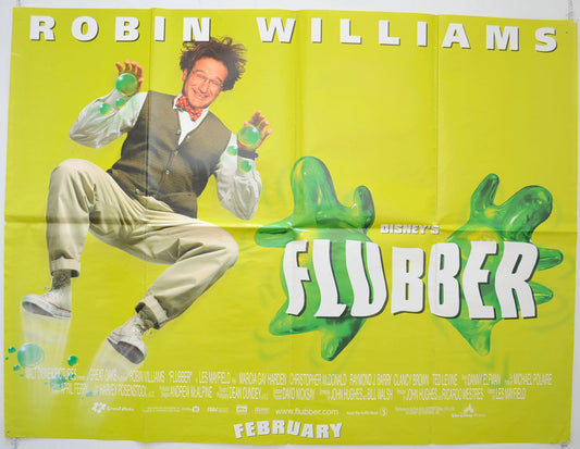 Flubber  Original British Quad Poster - Film Poster - Movie Poster 