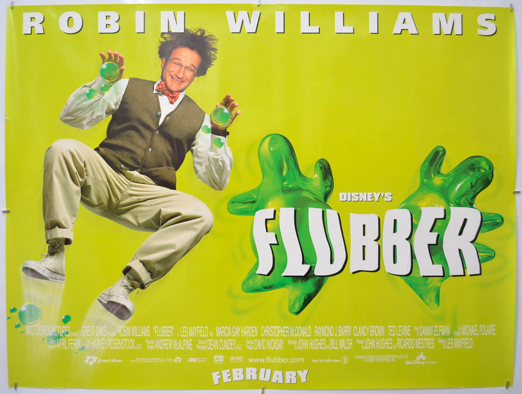 Flubber  Original Quad Poster - Film Poster - Movie Poster