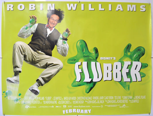 Flubber - Original Quad Poster - Film Poster - Movie Poster