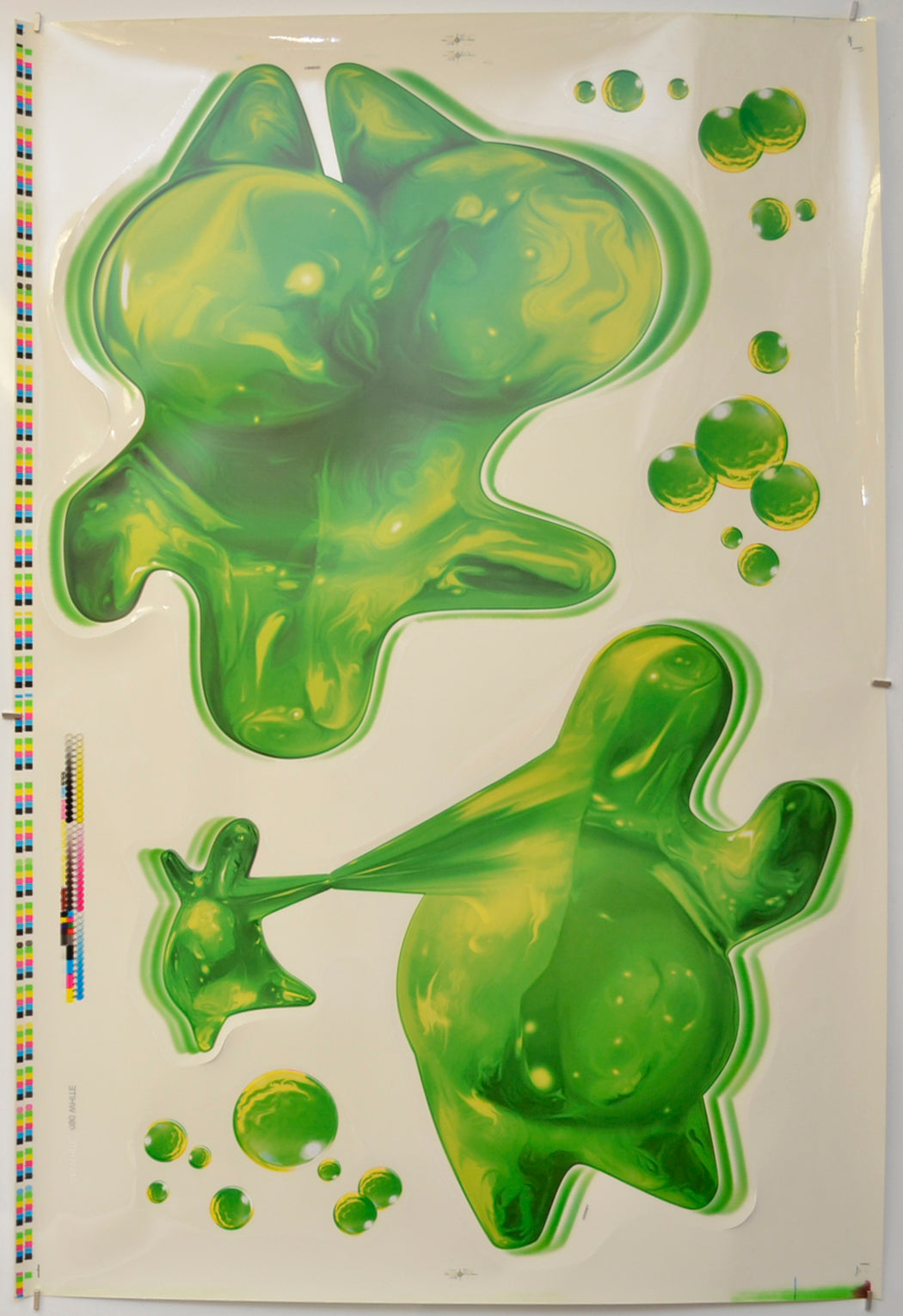 FLUBBER Cinema Window Cling Poster (B) 