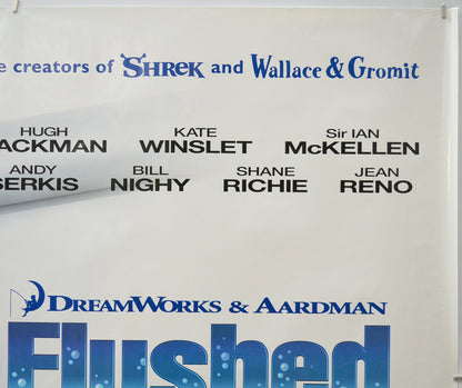 FLUSHED AWAY (Top Right) Cinema Quad Movie Poster 