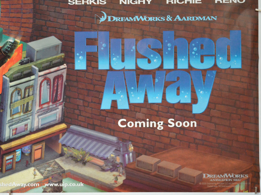 FLUSHED AWAY (Bottom Right) Cinema Quad Movie Poster 