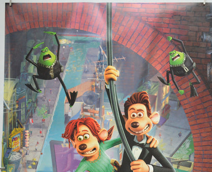 FLUSHED AWAY (Top Left) Cinema Quad Movie Poster 