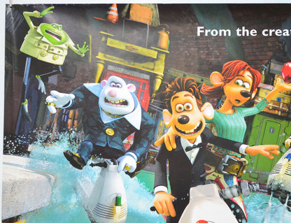 FLUSHED AWAY (Top Left) Cinema Quad Movie Poster 