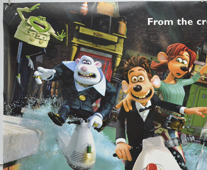 FLUSHED AWAY (Top Left) Cinema Quad Movie Poster 