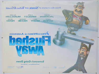 Flushed Away (Back) Cinema Quad Movie Poster 