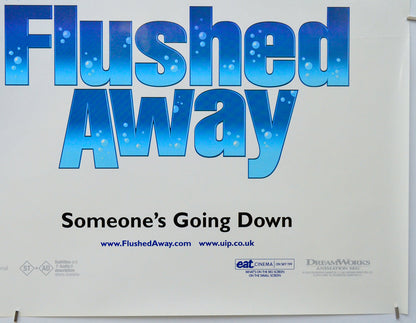 Flushed Away (Bottom Right) Cinema Quad Movie Poster 