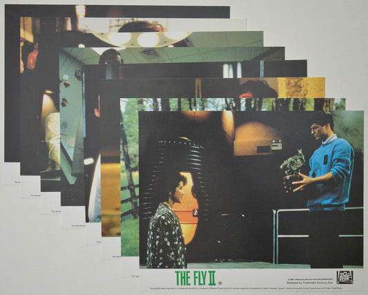 The Fly II   Set of 8 Original Colour Front Of House Stills / 8x10 Lobby Cards