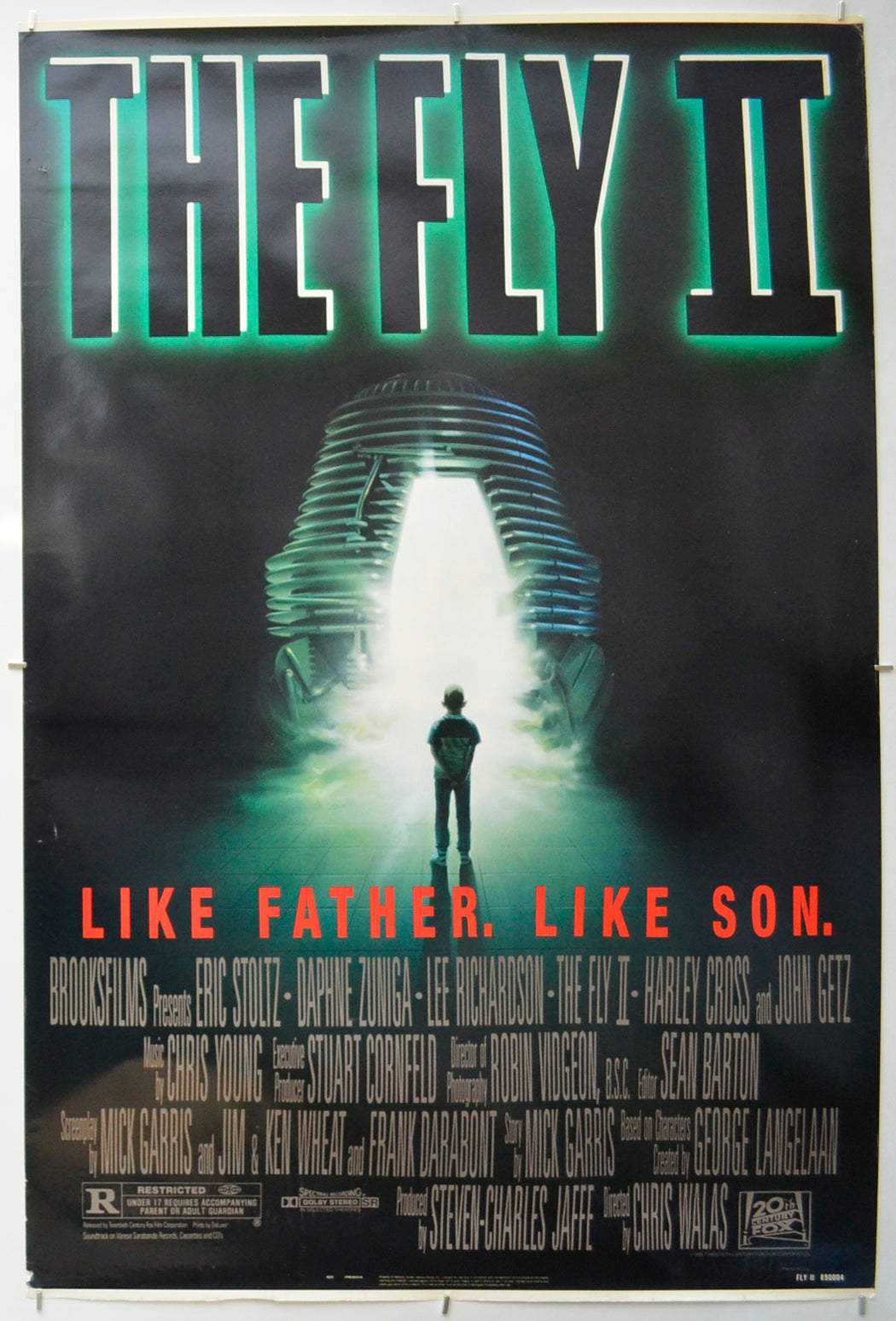 The Fly II - Original One Sheet Poster - Film Poster - Movie Poster