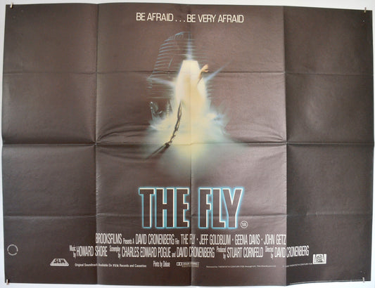 The Fly  Original Quad Poster - Film Poster - Movie Poster