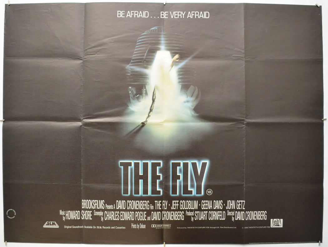 The Fly Original Quad Poster - Film Poster - Movie Poster