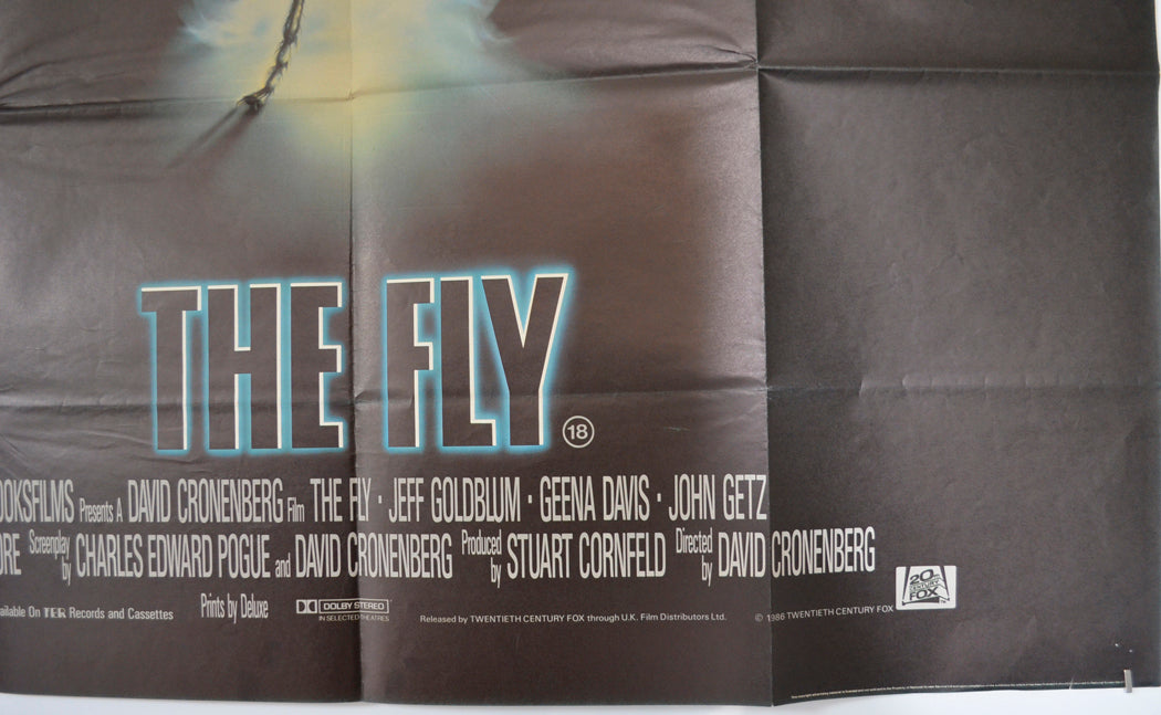 THE FLY (Bottom Right) Cinema Quad Movie Poster 