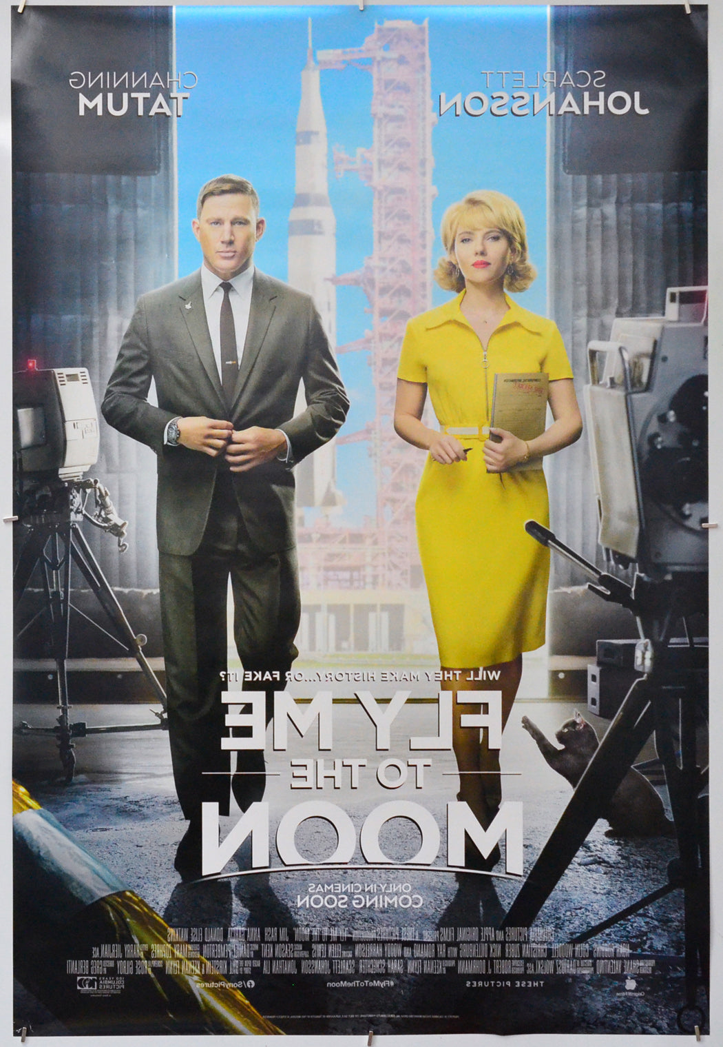 Fly Me To The Moon (Back) Cinema One Sheet Movie Poster 