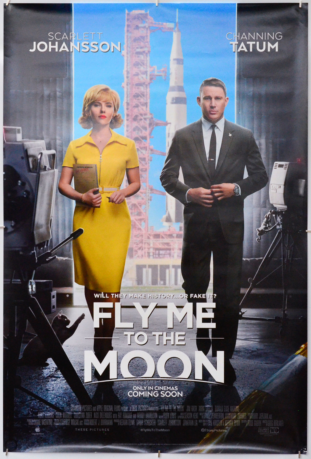 Fly Me To The Moon - Original One Sheet Poster - Film Poster - Movie Poster 