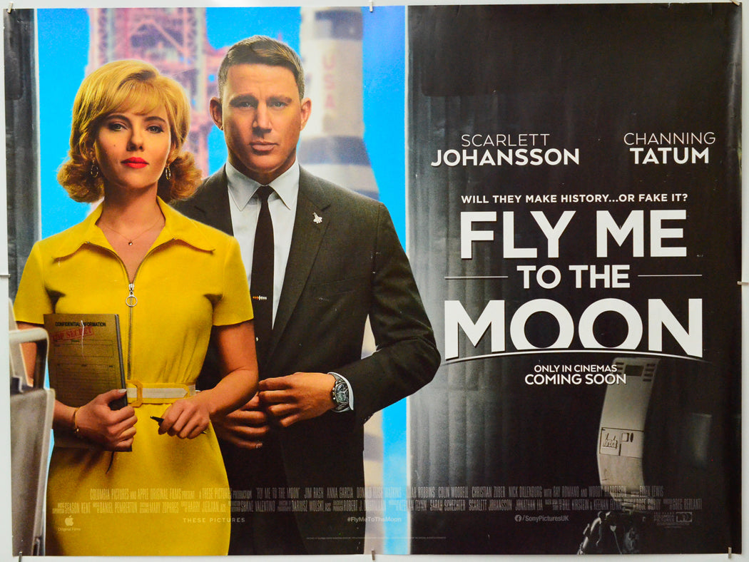 Fly Me To The Moon - Original Quad Poster - Film Poster - Movie Poster