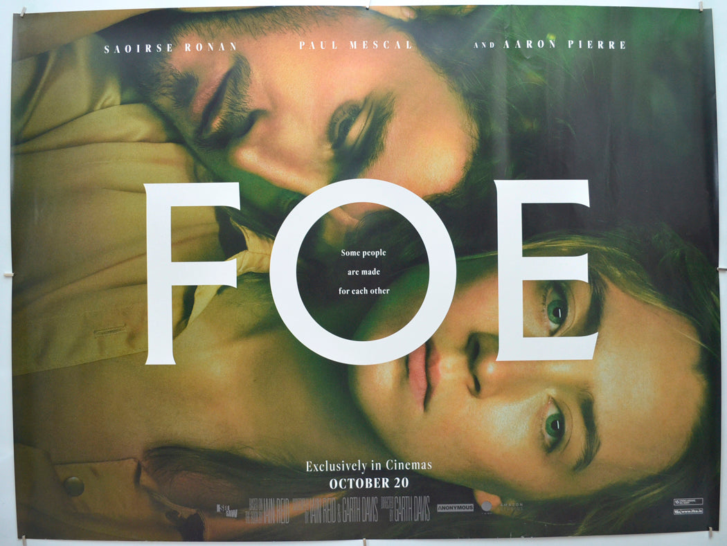 Foe Original Quad Poster - Film Poster - Movie Poster 