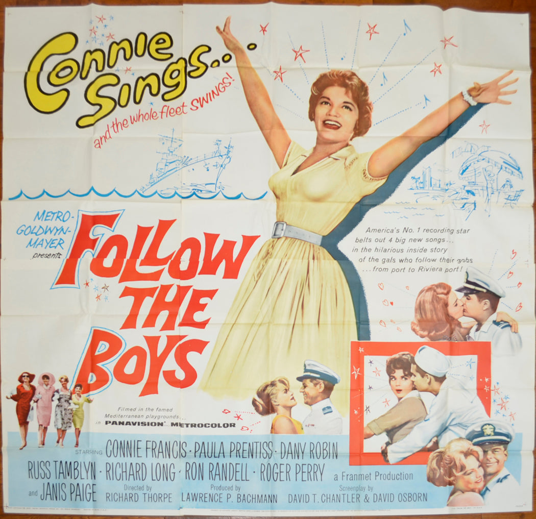 Follow The Boys   Original US 6-Sheet Poster - Film Poster - Movie Poster 