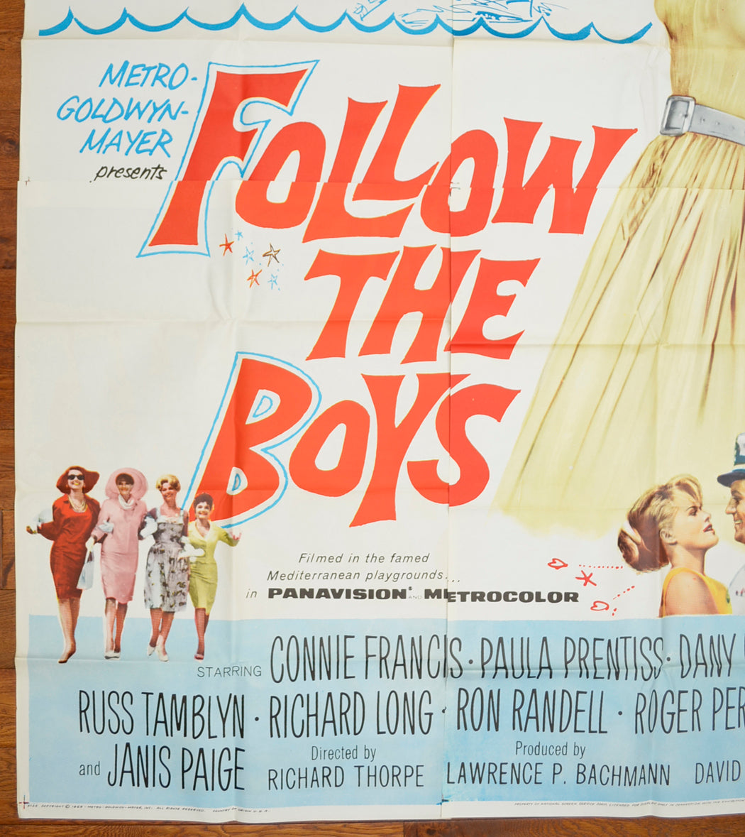 FOLLOW THE BOYS – 6 Sheet Poster – BOTTOM Left