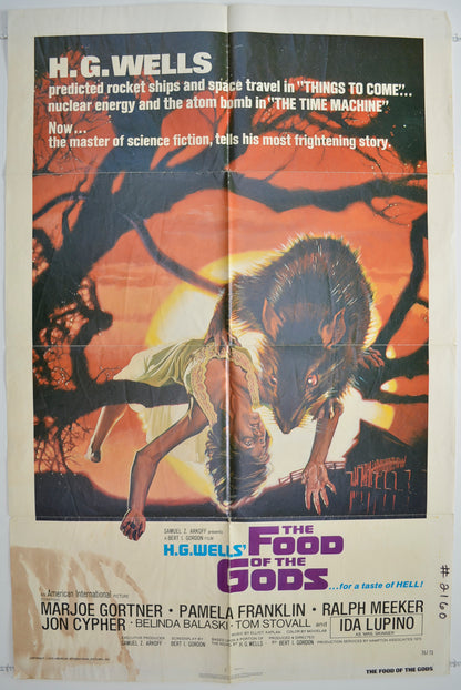 H.G. Wells' Food Of The Gods  Original One Sheet Poster - Film Poster - Movie Poster 