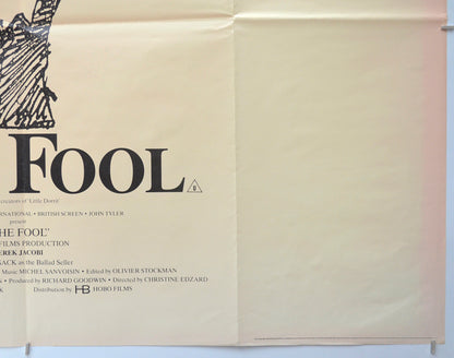 THE FOOL (Bottom Right) Cinema Quad Movie Poster 