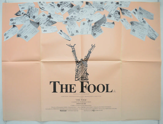 The Fool Original Quad Poster - Film Poster - Movie Poster  