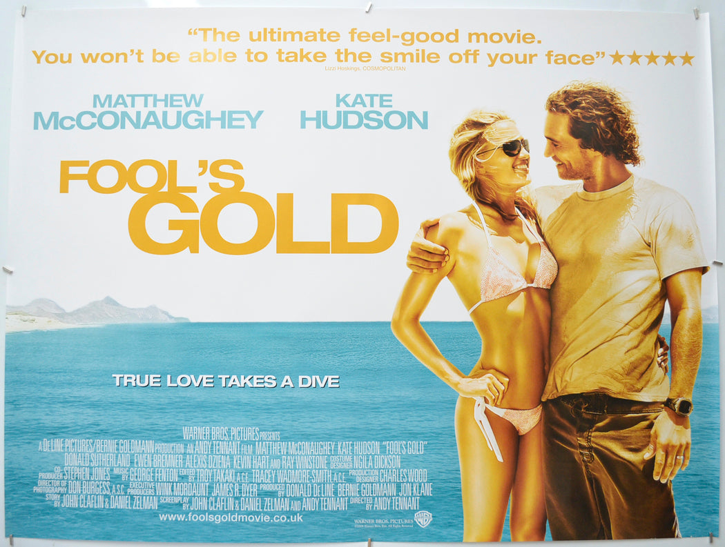 Fool’s Gold Original Quad Poster - Film Poster - Movie Poster