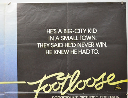 FOOTLOOSE (Top Right) Cinema Quad Movie Poster 