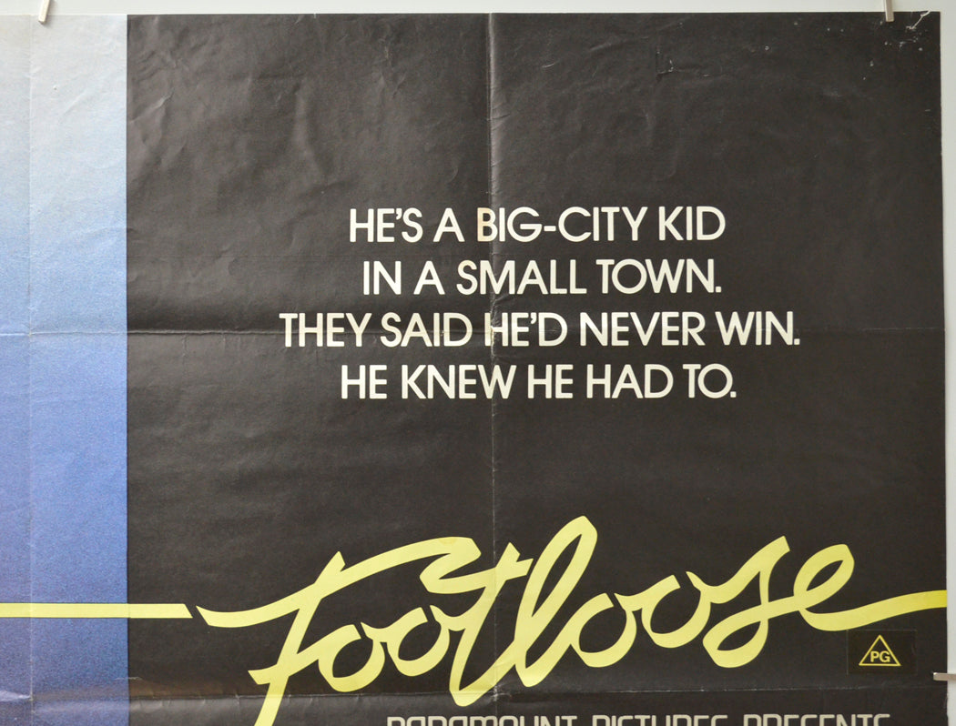 FOOTLOOSE (Top Right) Cinema Quad Movie Poster 