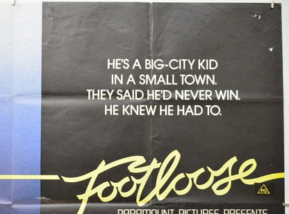 FOOTLOOSE (Top Right) Cinema Quad Movie Poster 