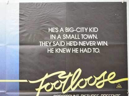 FOOTLOOSE (Top Right) Cinema Quad Movie Poster 