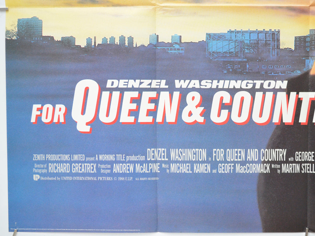 FOR QUEEN AND COUNTRY (Bottom Left) Cinema Quad Movie Poster 