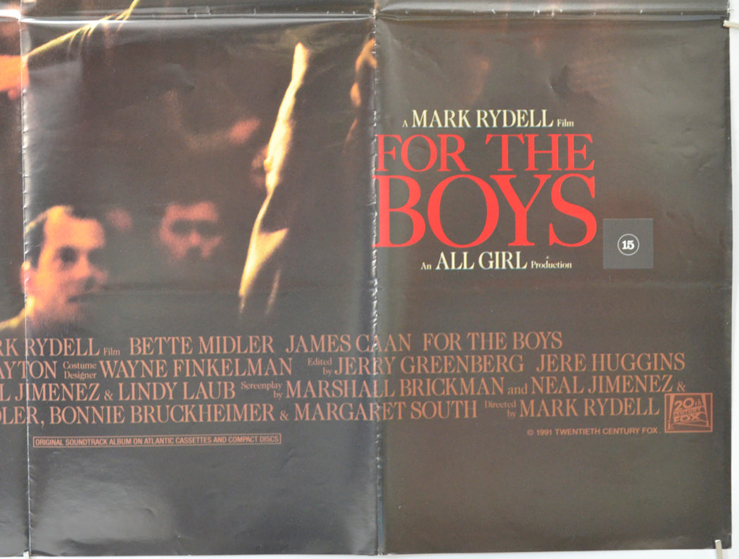 FOR THE BOYS (Bottom Right) Cinema Quad Movie Poster 